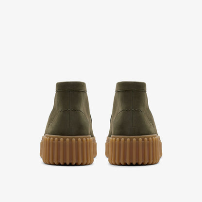 Torhill Moss Dark Green Nubuck | Clarks outlet - Women
