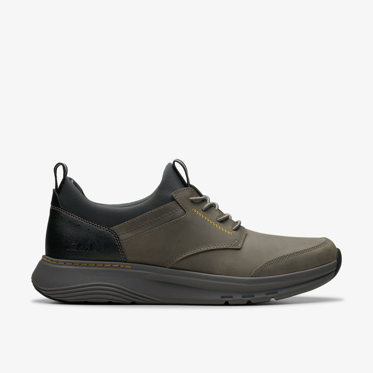 Motion Trek EZ Grey Leather | Clarks discount - Men