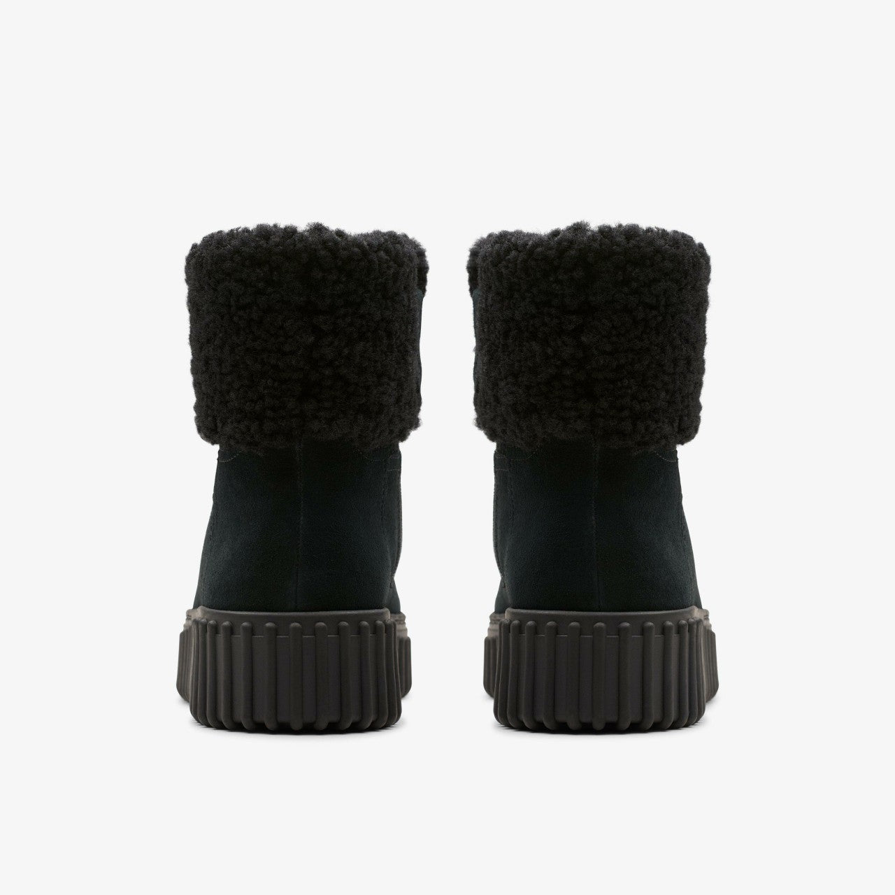 Torhill Turn Black Warmlined Suede | Clarks for sale - Women