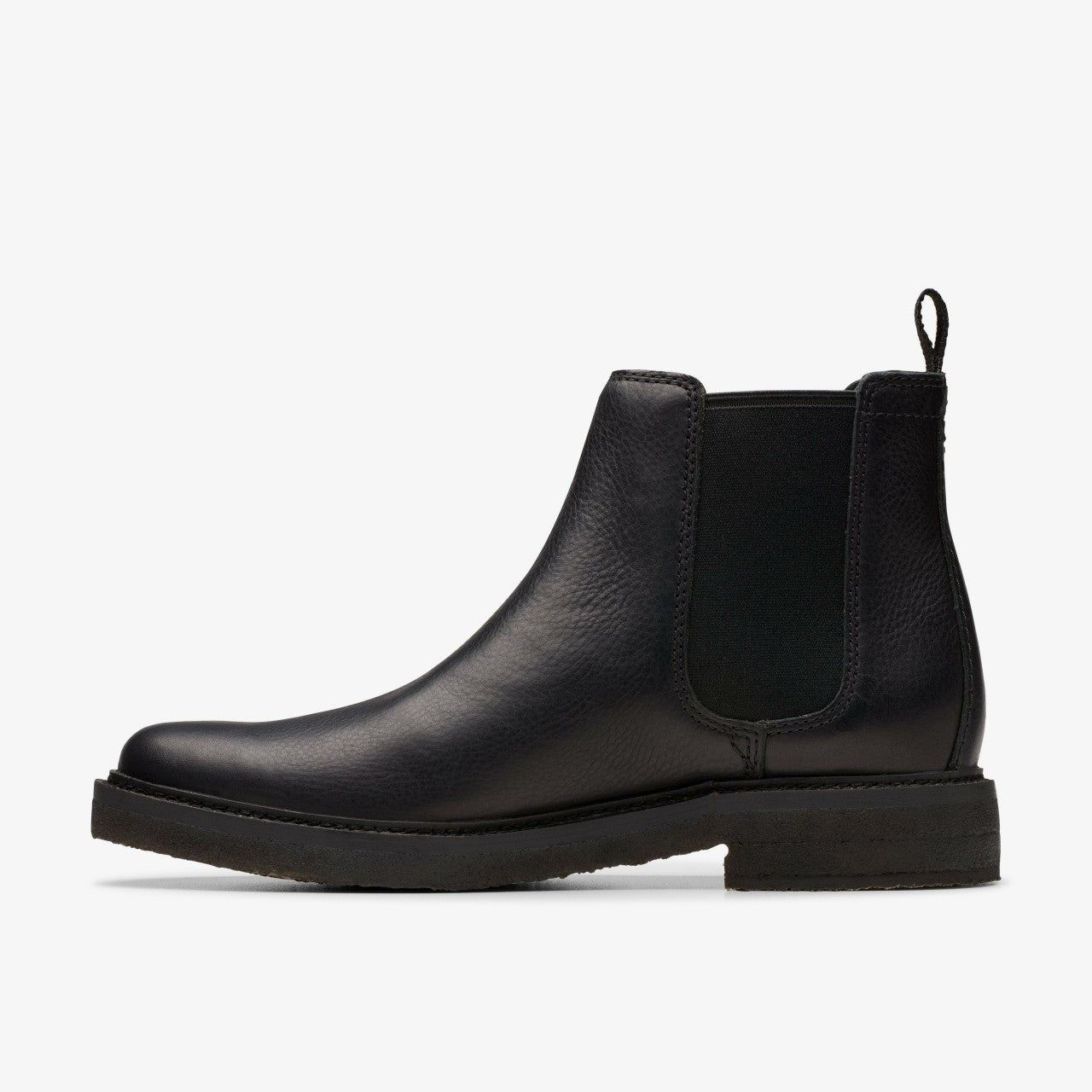Clarkdale Easy Chelsea Boot Black Leather | Clarks discount - Men
