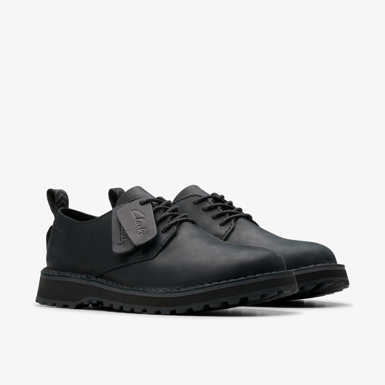 Solsbury Lace Black Leather | Clarks for sale - Men