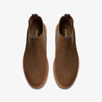Clarkridge Top Brown Suede | Clarks discount - Men