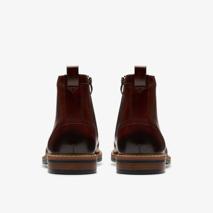 Aldwin Cap Mid Tan Leather | Clarks Sale - Men