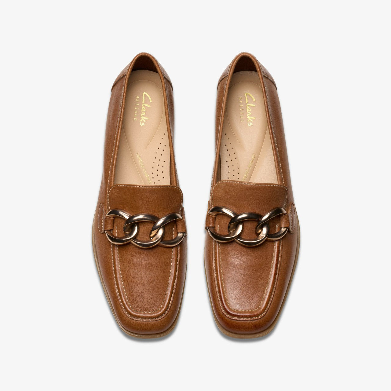 Sarafyna Iris Loafer Tan Leather | Clarks online - Women