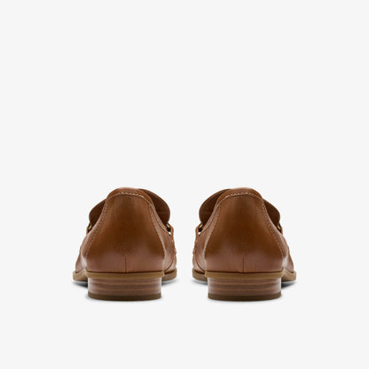 Sarafyna Iris Loafer Tan Leather | Clarks online - Women