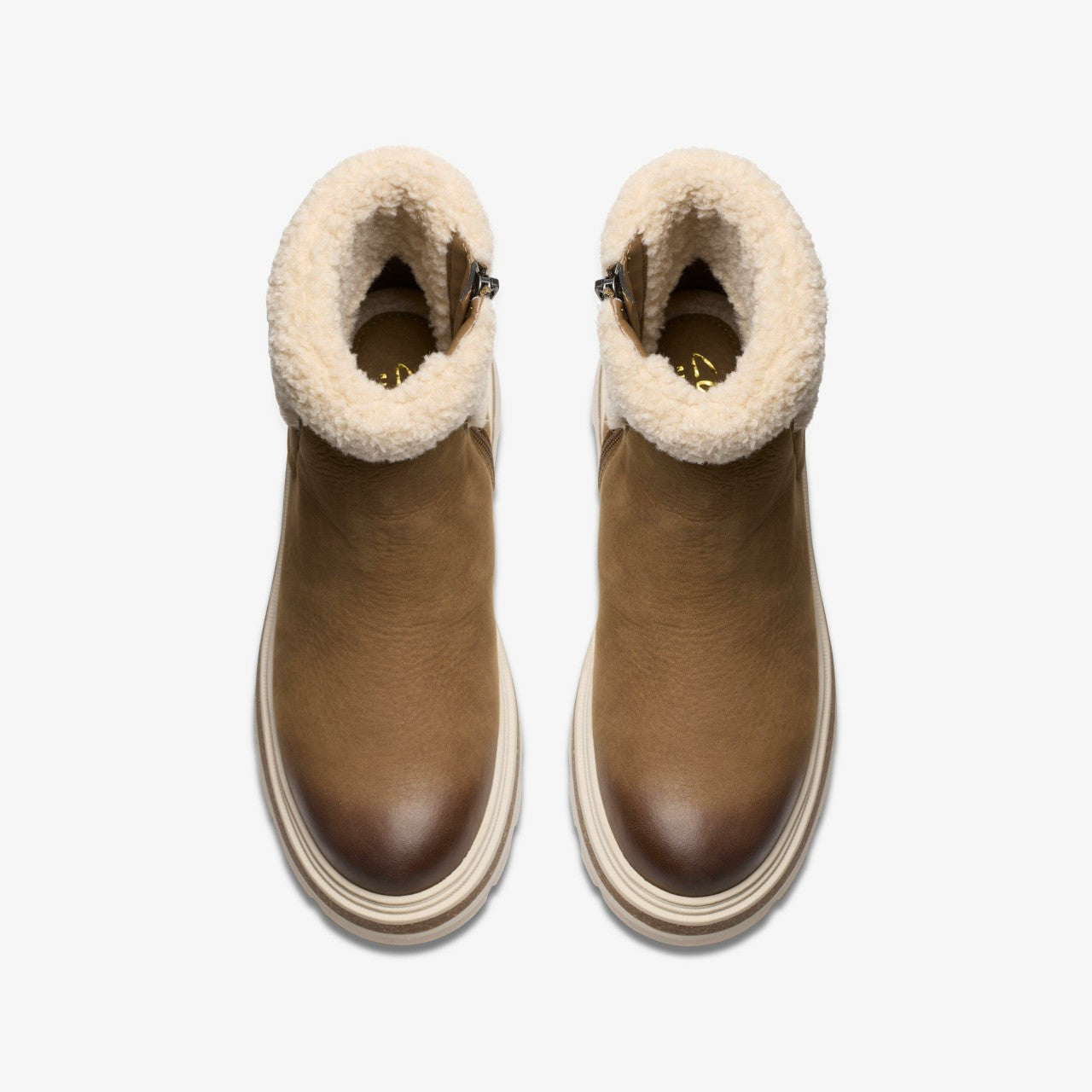 Hencroft Madi Waterproof Dark Sand Warmlined | Clarks on Sale - Women