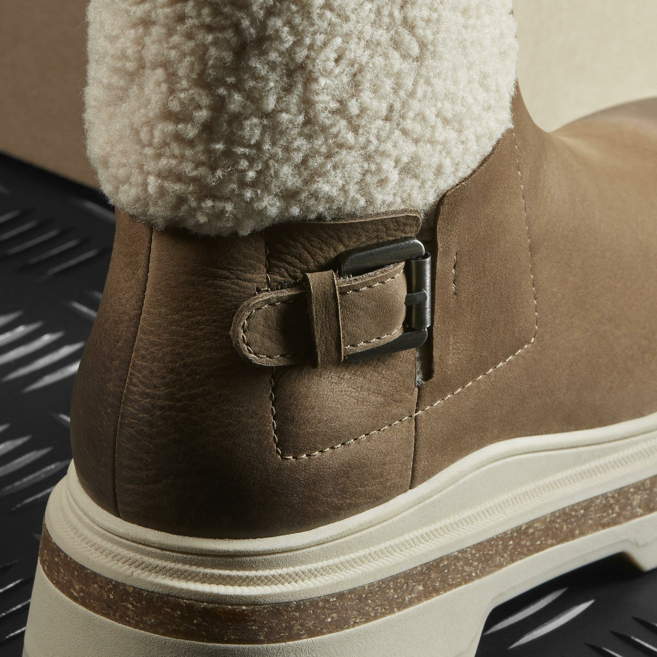 Hencroft Madi Waterproof Dark Sand Warmlined | Clarks on Sale - Women