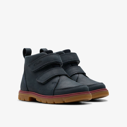 Lorcam Hi Toddler Navy | Clarks discount - Kids