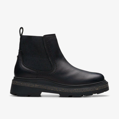 Hencroft Step Waterproof Black Leather | Clarks on Sale - Women