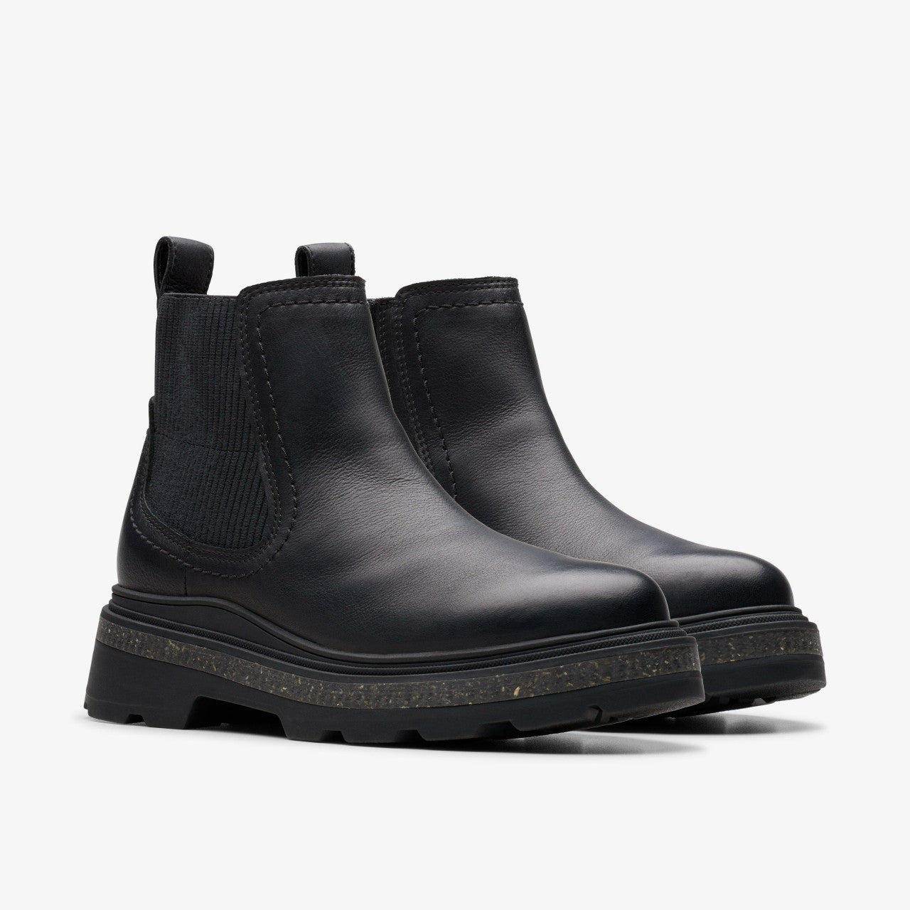 Hencroft Step Waterproof Black Leather | Clarks on Sale - Women