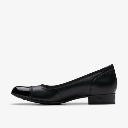 Krystine May Black Leather | Clarks discount - Women