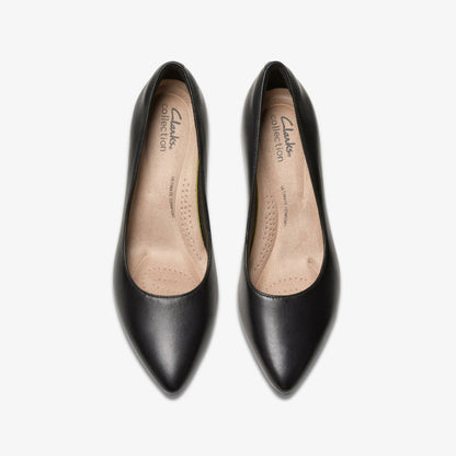 Kepley Vine Black Leather | Clarks Sale - Women