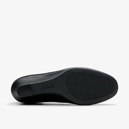 Olivette Pearl Black Leather | Clarks on Sale - Women