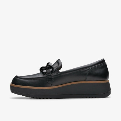 Zylah May Black Leather | Clarks on Sale - Women