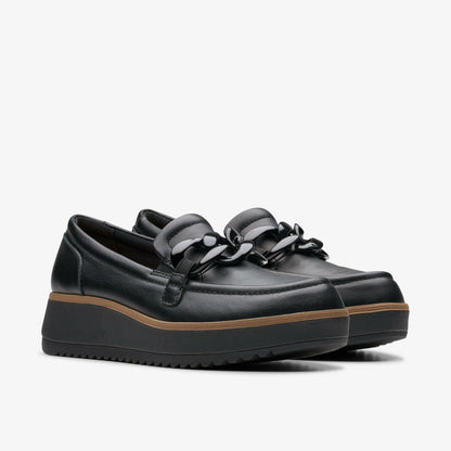 Zylah May Black Leather | Clarks on Sale - Women