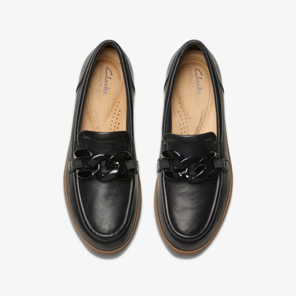 Zylah May Black Leather | Clarks on Sale - Women