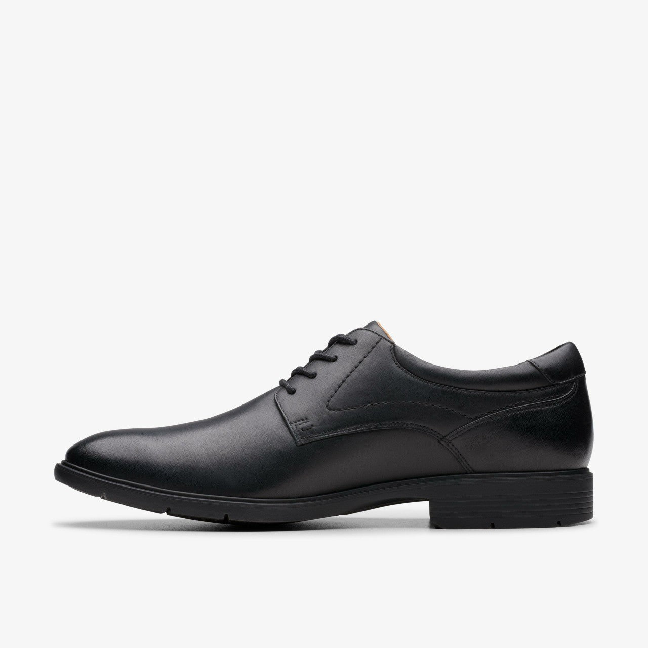 Eldredge Plain Black Leather | Clarks Sale - Men