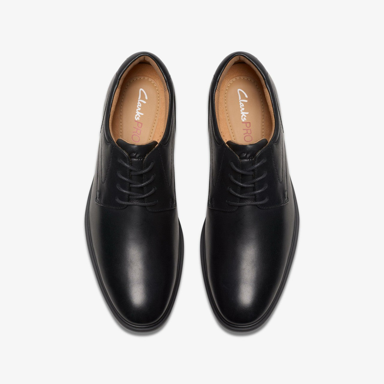 Eldredge Plain Black Leather | Clarks Sale - Men