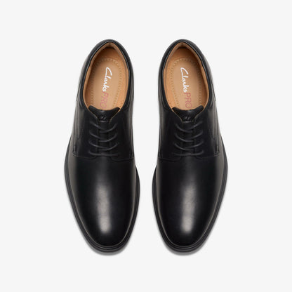Eldredge Plain Black Leather | Clarks Sale - Men