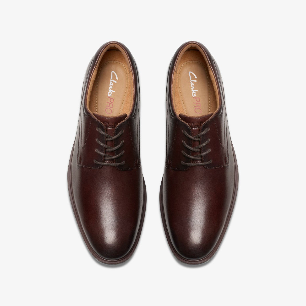 Eldredge Plain Dark Brown Leather | Clarks for sale - Men