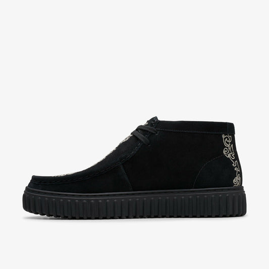 Torhill Woven Black Suede | Clarks Sale - Men