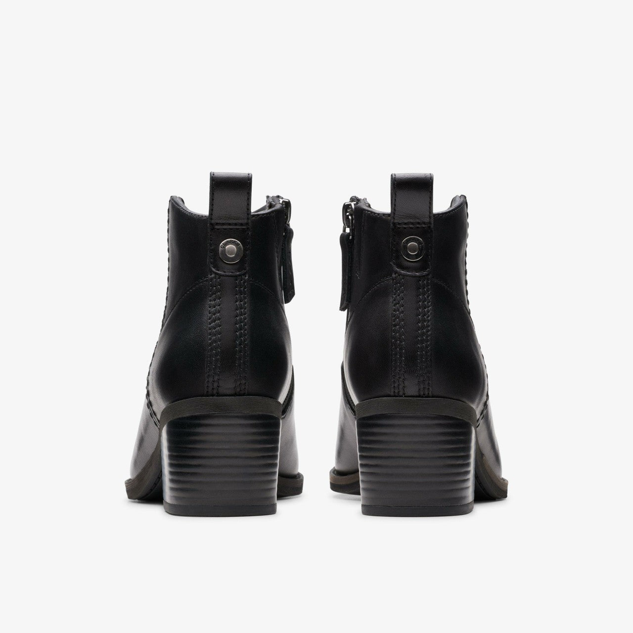 Morzine Sky Ankle Boot Black Leather | Clarks online - Women