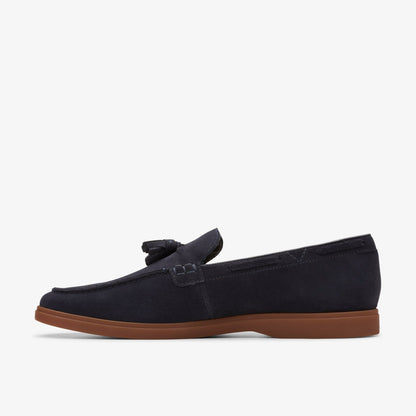 Torford Tassel Navy Suede | Clarks outlet - Men