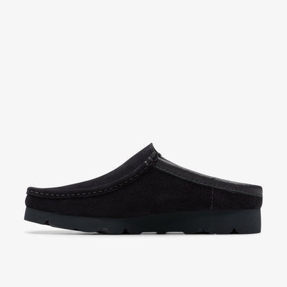 Wallabee Slip Black Suede | Clarks outlet - Men