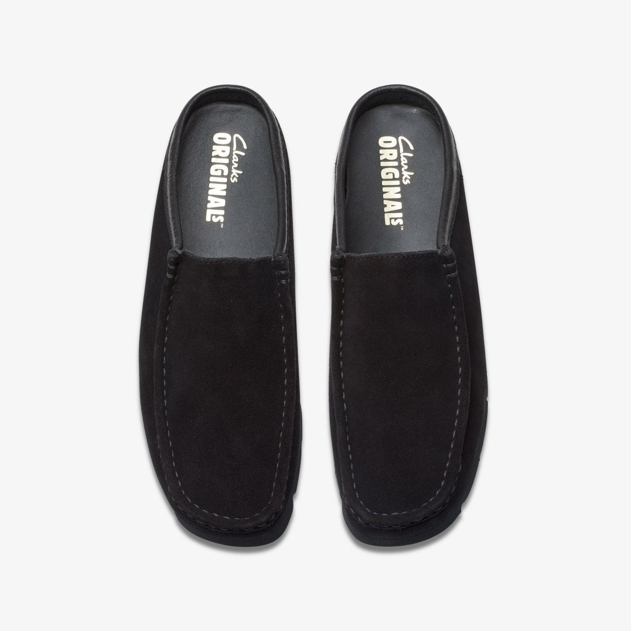 Wallabee Slip Black Suede | Clarks outlet - Men