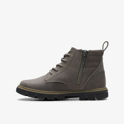 Lorcam Trail Kid Dark Grey | Clarks for sale - Kids