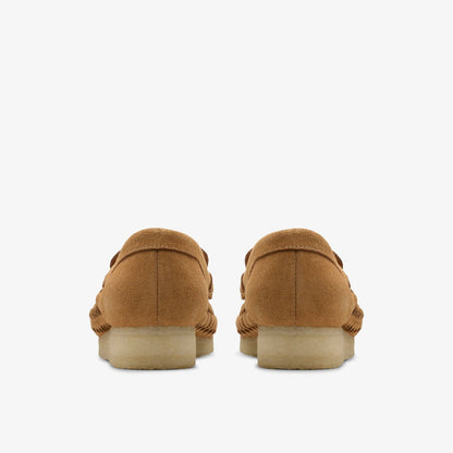 Wallabee Loafer Weave Tan Suede | Clarks outlet - Women