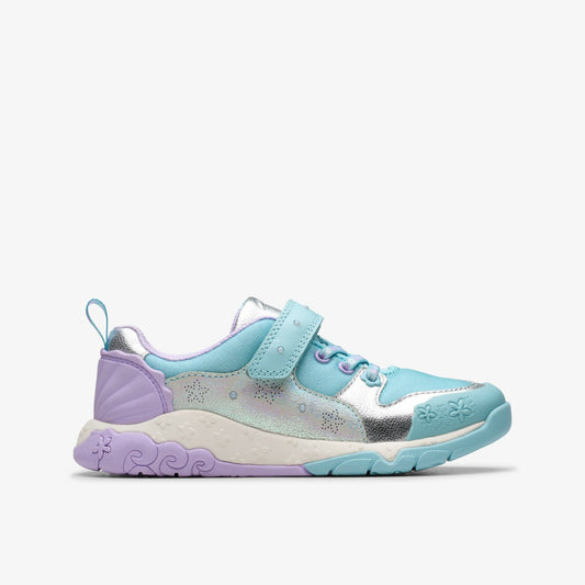 Tidal Shell Kid Light Blue Combination | Clarks for sale - Kids