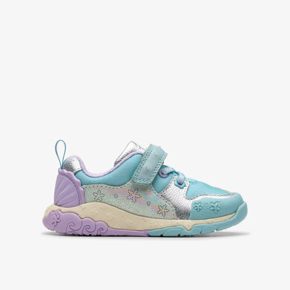Tidal Shell Toddler Light Blue Combination | Clarks Sale - Kids