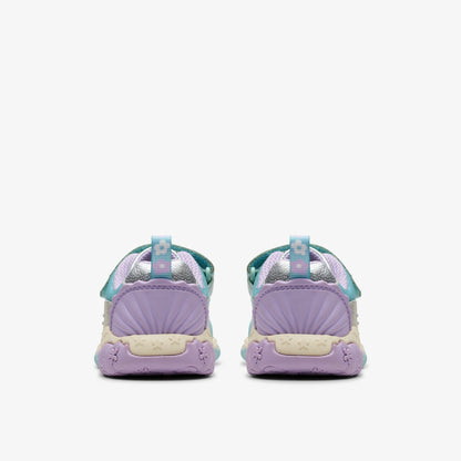 Tidal Shell Toddler Light Blue Combination | Clarks Sale - Kids