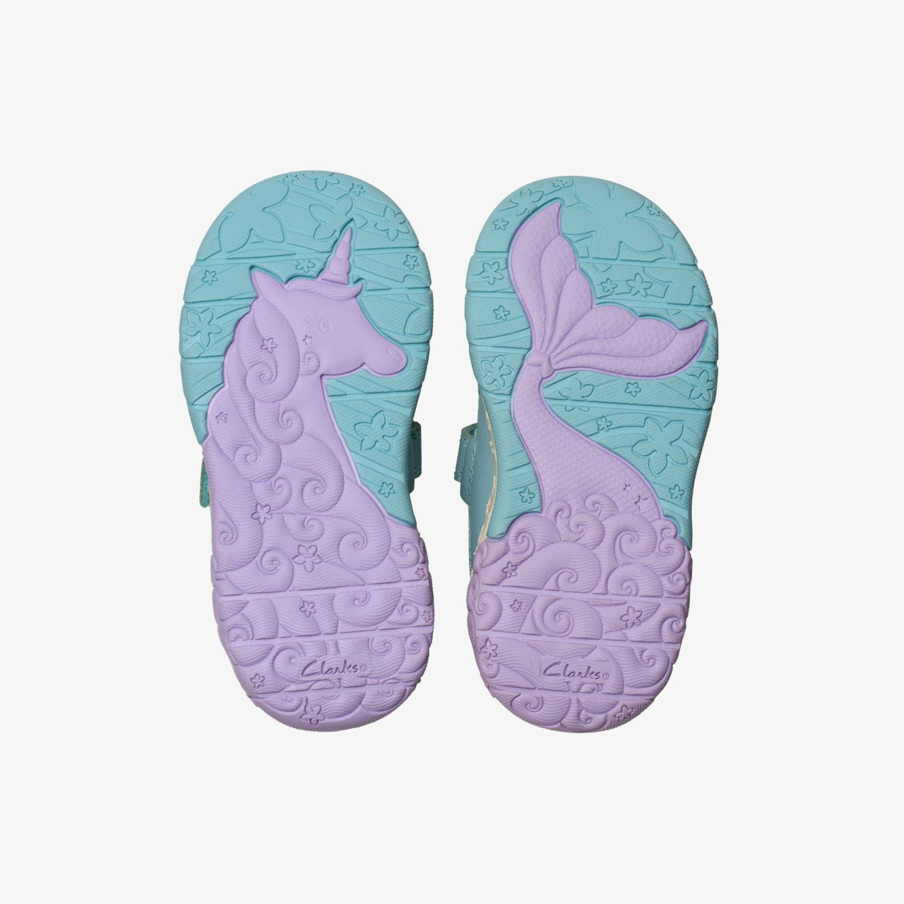 Tidal Shell Toddler Light Blue Combination | Clarks Sale - Kids