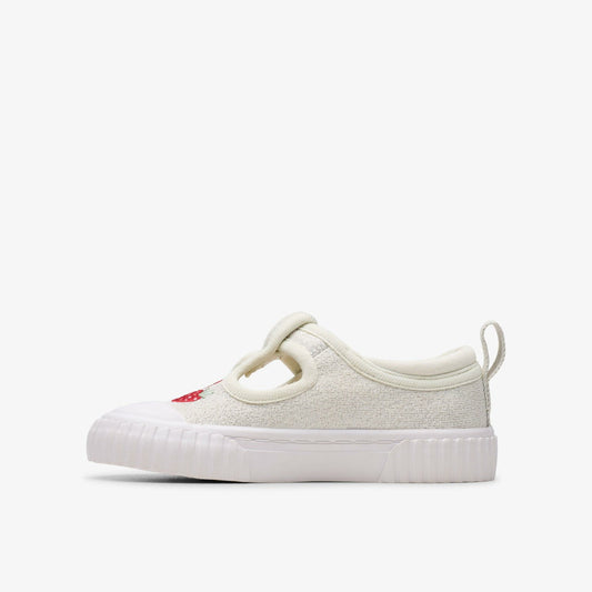Foxing Berry Toddler Silver Fabric | Clarks discount - Kids / Babies