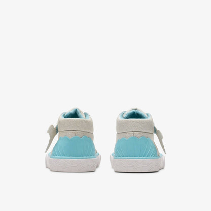 Foxing Wish Hi Toddler Silver Fabric | Clarks online - Kids