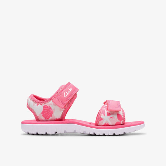 SurfingTide Kid Pink Multicolour | Clarks on Sale - Kids