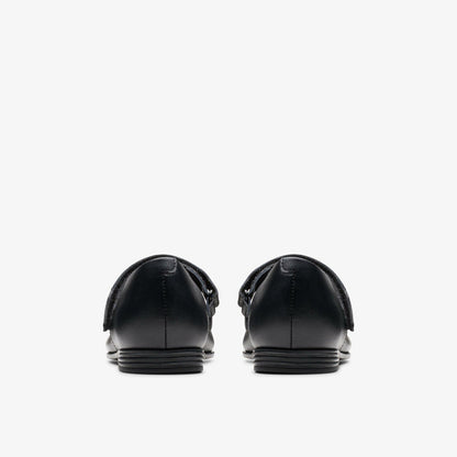 Finja Gem Older Black Leather | Clarks online - Kids