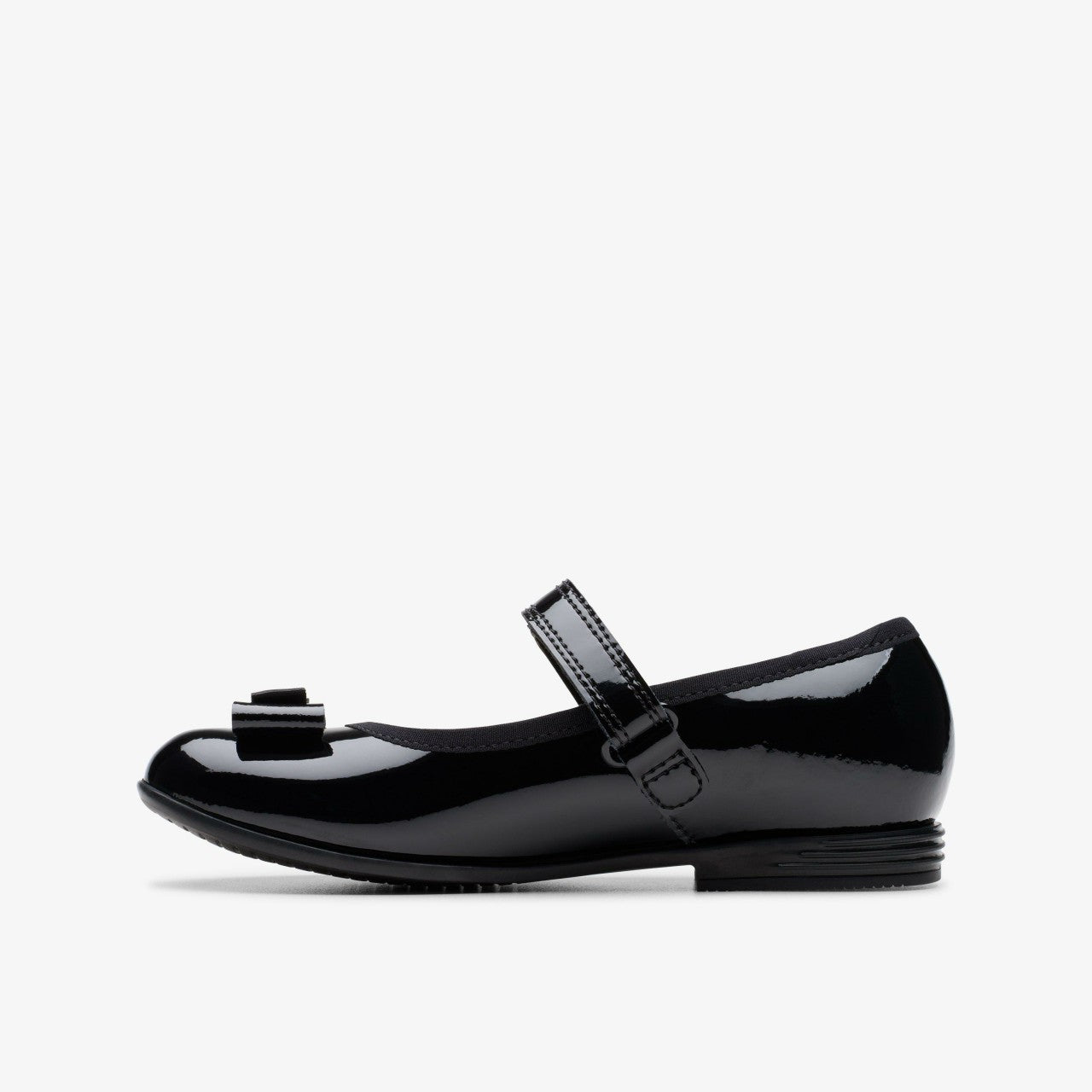 Finja Tap Kid Black Patent | Clarks for sale - Kids