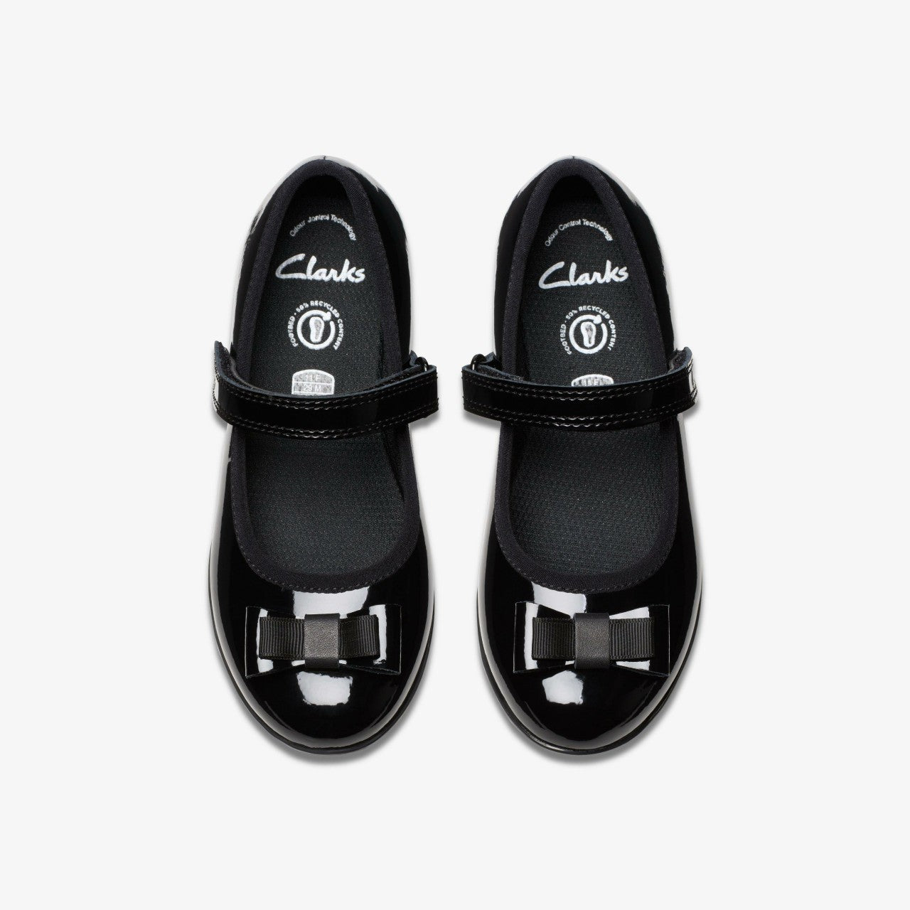 Finja Tap Kid Black Patent | Clarks for sale - Kids