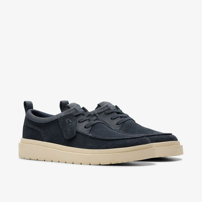 Polden Moc Navy Suede | Clarks for sale - Men