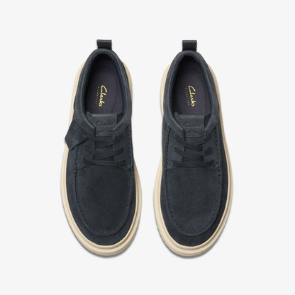 Polden Moc Navy Suede | Clarks for sale - Men