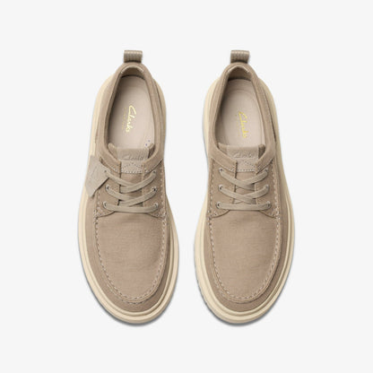 Polden Moc Grey Canvas | Clarks Sale - Men