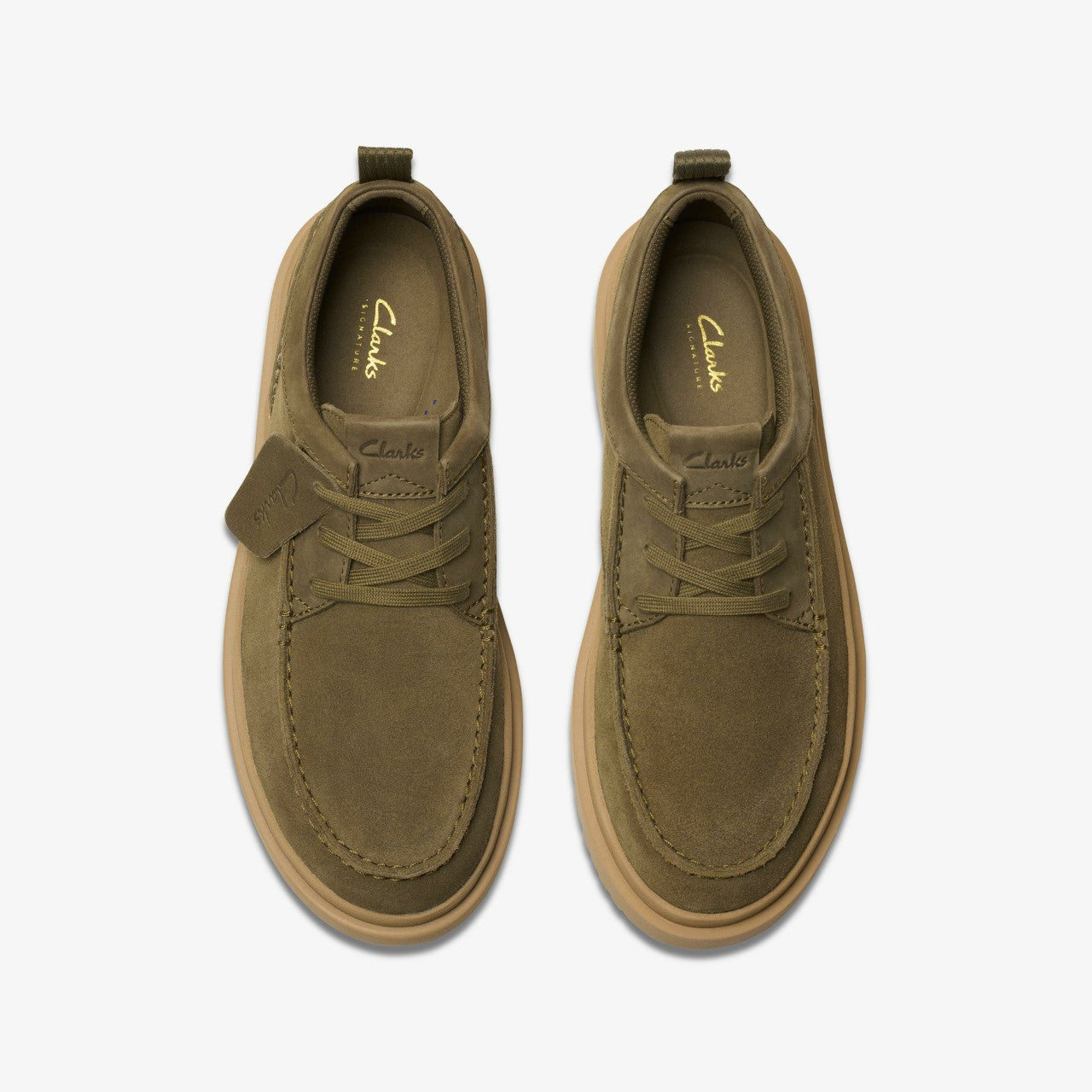 Polden Moc Olive Suede | Clarks online - Men