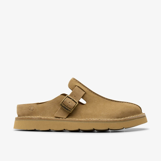 Solsbury Mule Dark Sand Suede | Clarks outlet - Men