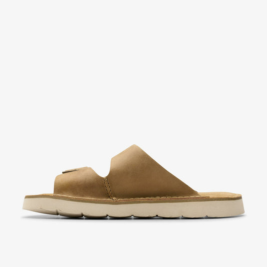 Solsbury Strap Dark Sand Leather | Clarks on Sale - Men