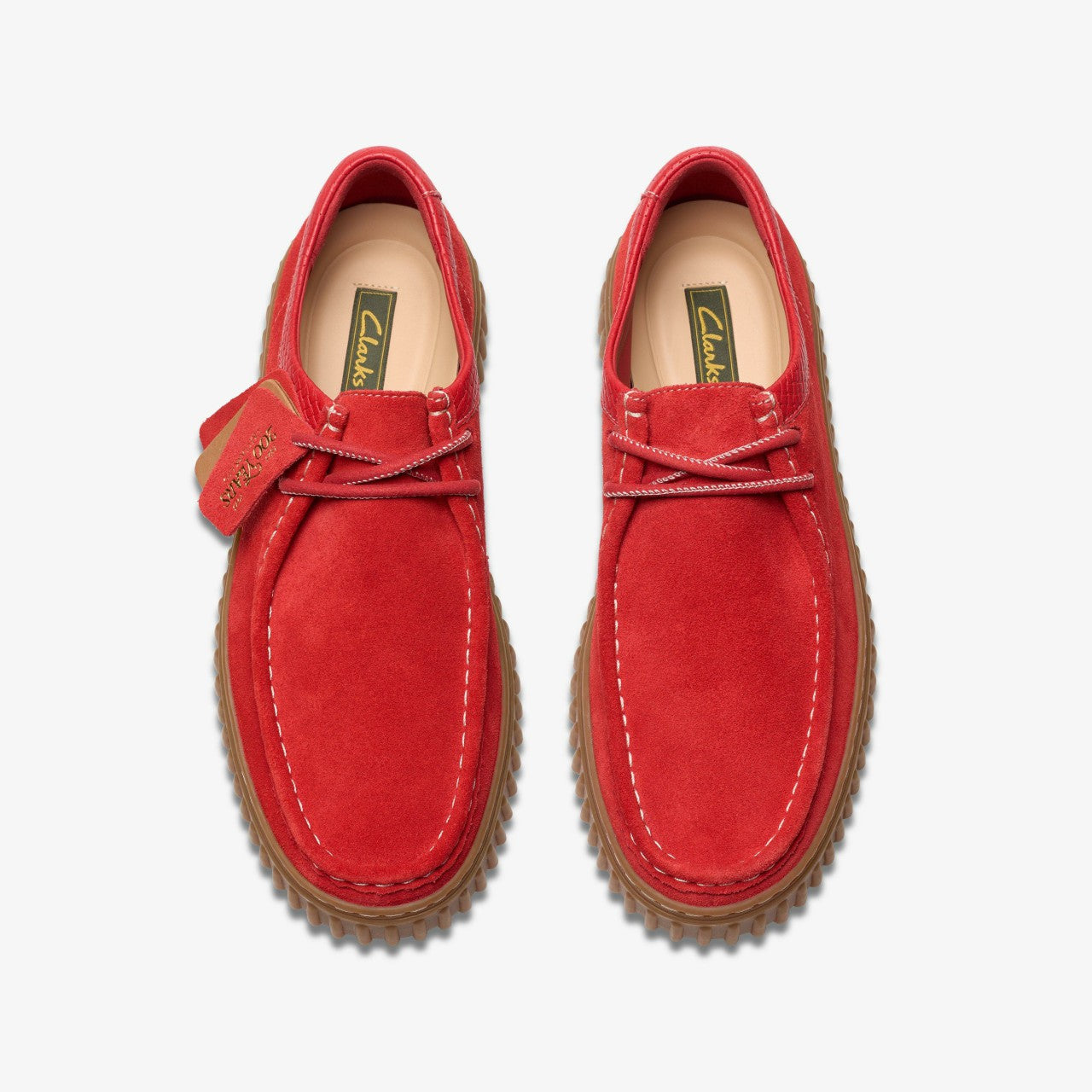 Torhill Lo Red Suede | Clarks outlet - Men