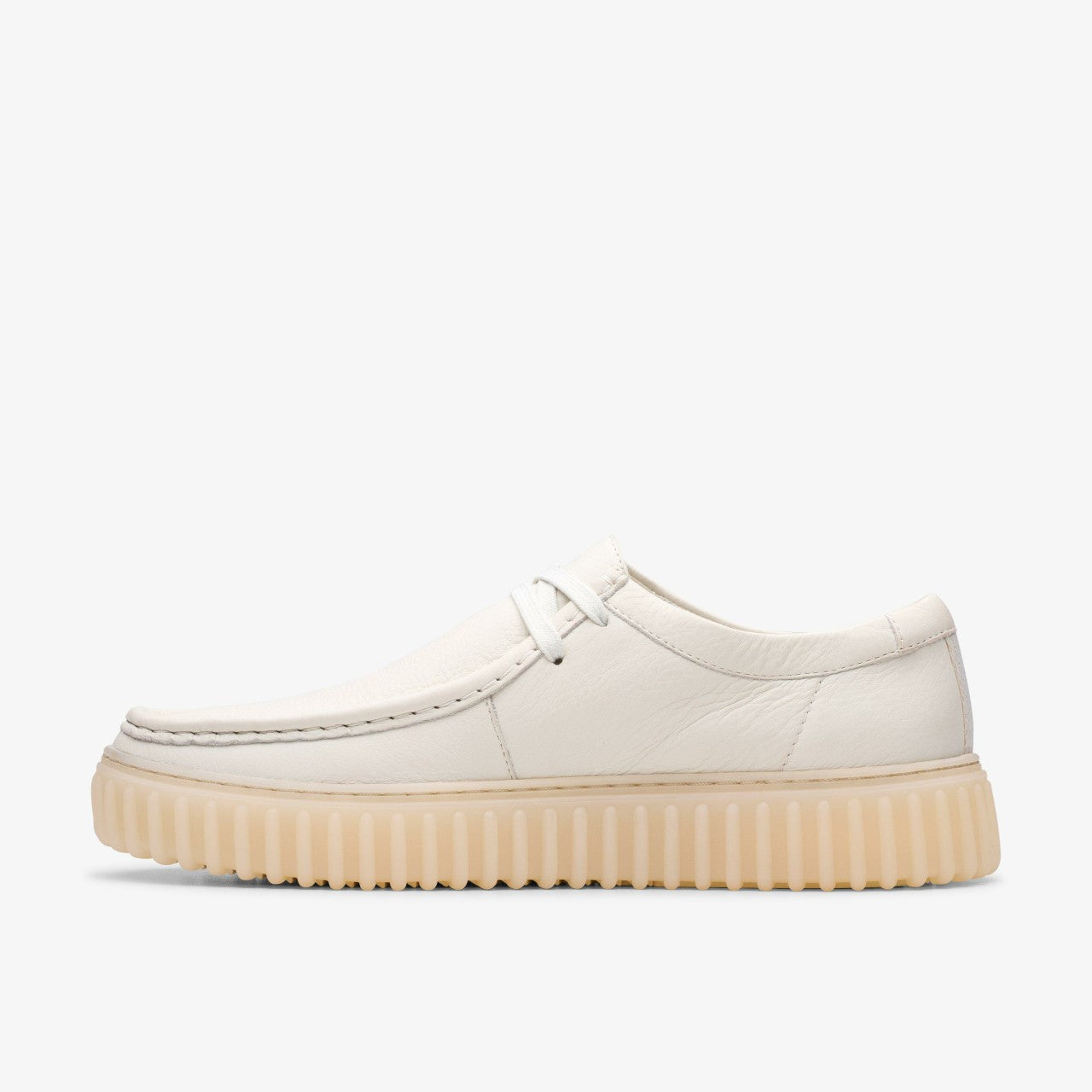 Torhill Lo White Leather | Clarks outlet - Men
