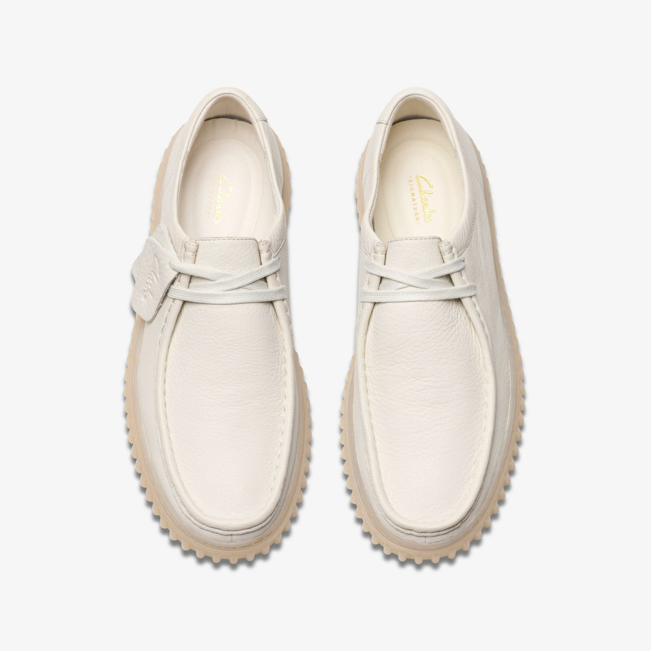 Torhill Lo White Leather | Clarks outlet - Men
